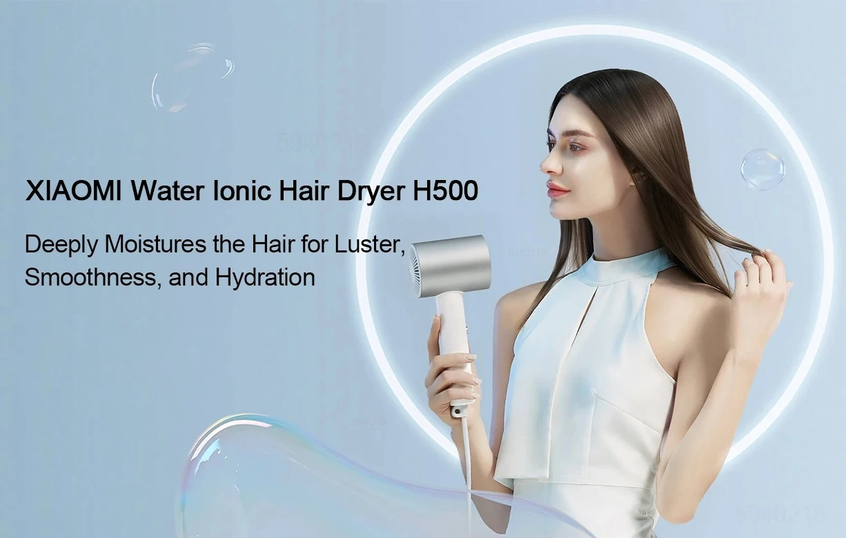 Xiaomi Mijia H500 Water Ion Hair Dryer 1800W – Fast Drying, Ionic Hair Care, Quiet Design