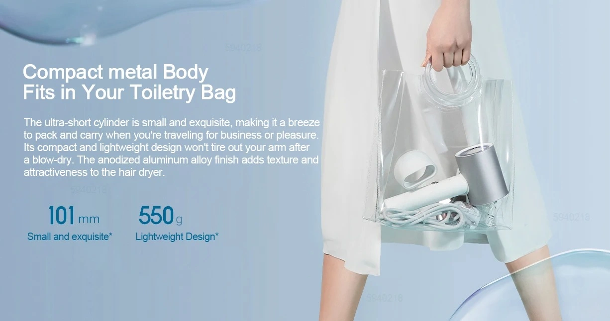 Xiaomi Mijia H500 Water Ion Hair Dryer 1800W – Fast Drying, Ionic Hair Care, Quiet Design