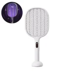 Xiaomi Qualitell S1 Digital Display Electric Mosquito Swatter Racket Rechargeable 3500V Chemical-Free Insect Killer