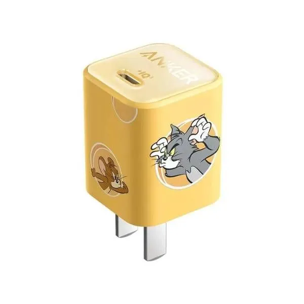 Anker 511 Nano 3 30W Tom and Jerry Edition USB-C GaN Charger with PowerIQ and ActiveShield