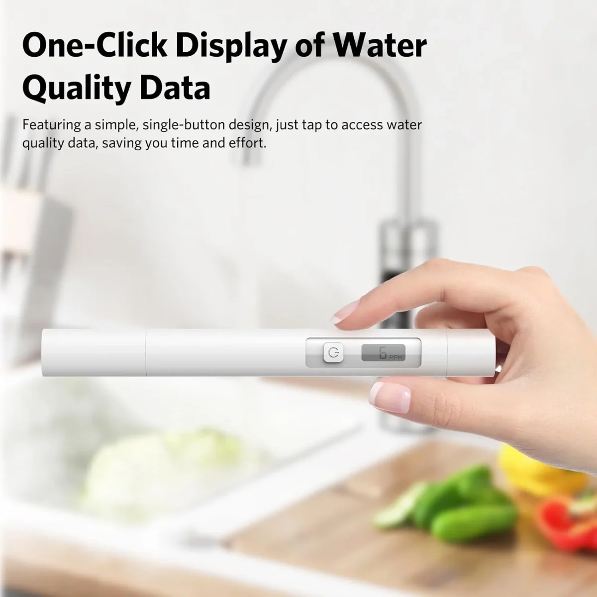 ATuMan TDS Water Test Pen Digital Meter for Water Purity Testing – 0-4990ppm Range