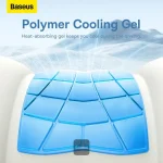Baseus ComfortRide Car Neck & Lumbar Pillow Set – Cooling Gel, Ergonomic Memory Foam, Breathable Fabric
