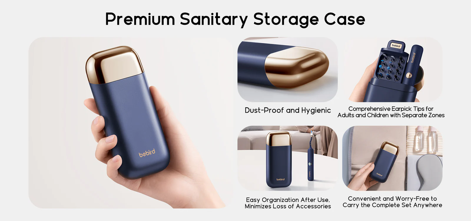 Bebird EarSight Plus smart visual ear cleaner camera with detachable tweezers and 10MP HD lens for safe earwax removal

