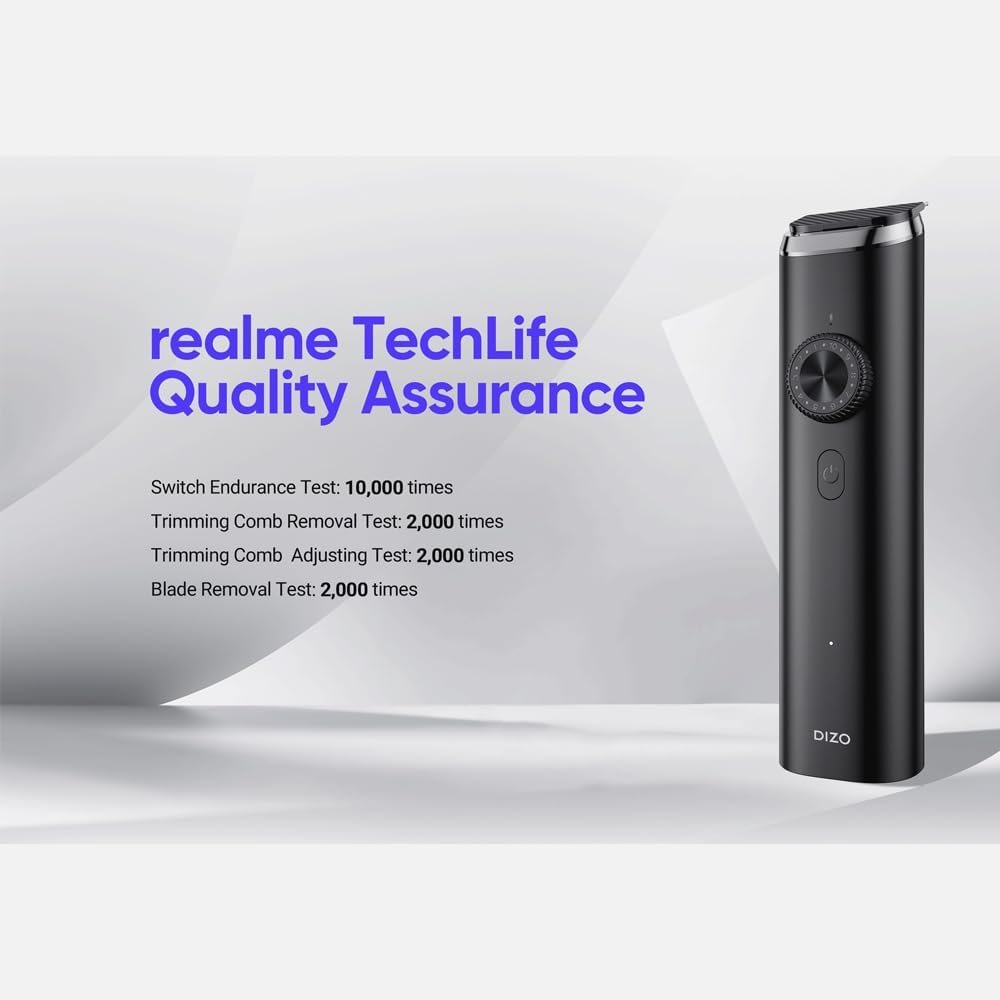 DIZO Trimmer Neo for Men with USB Type-C and 40 Length Settings 