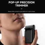 Enchen Mini Shave MS003 Compact USB Foil Shaver with Sideburn Trimmer