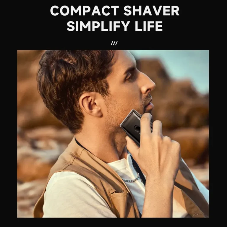 Enchen Mini Shave MS003 Compact USB Foil Shaver with Sideburn Trimmer
