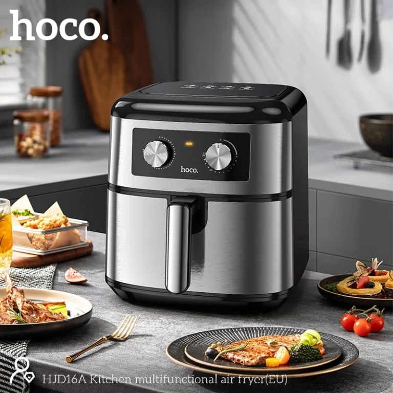 Hoco HJD16A 8L Kitchen Air Fryer with Digital Touchscreen and 1700W Power for Oil-Free Cooking