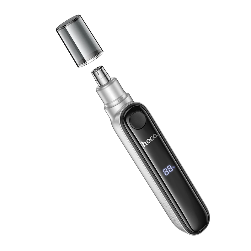 hoco-hp33-nose-hair-trimmer-rechargeable-usb-c-portable-grooming-tool-for-men-and-women