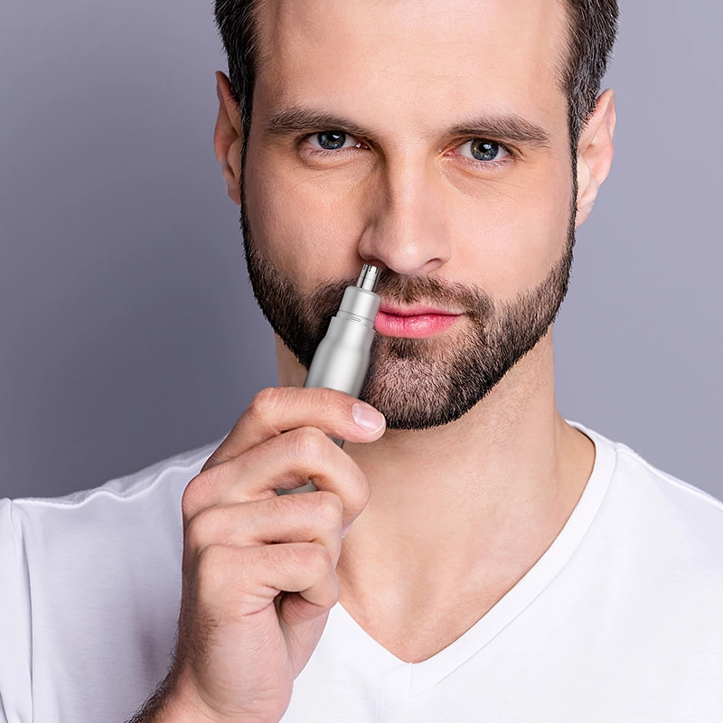 hoco-hp33-nose-hair-trimmer-rechargeable-usb-c-portable-grooming-tool-for-men-and-women