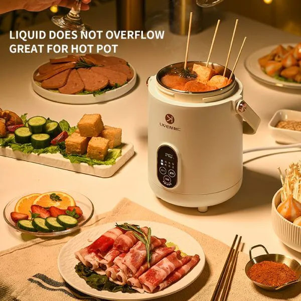 Liven DDG-D1216 1.2L Electric Cooking Pot – Compact, Smart, and Versatile