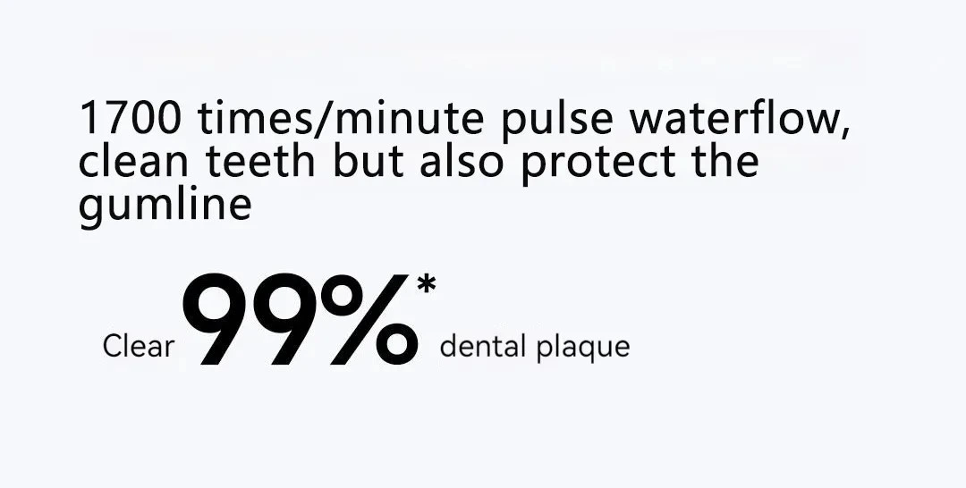 Xiaomi Mijia F400 Portable Cordless Oral Irrigator Water Dental Flosser 200ml with 4 Modes