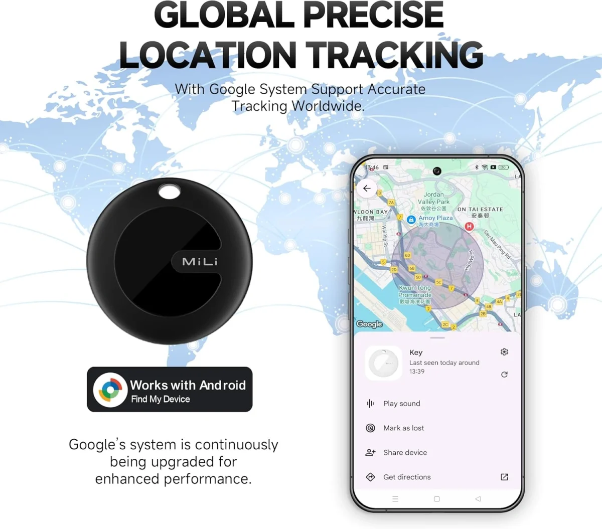 MiLi MiTag Go Smart Finder for Android Tracker