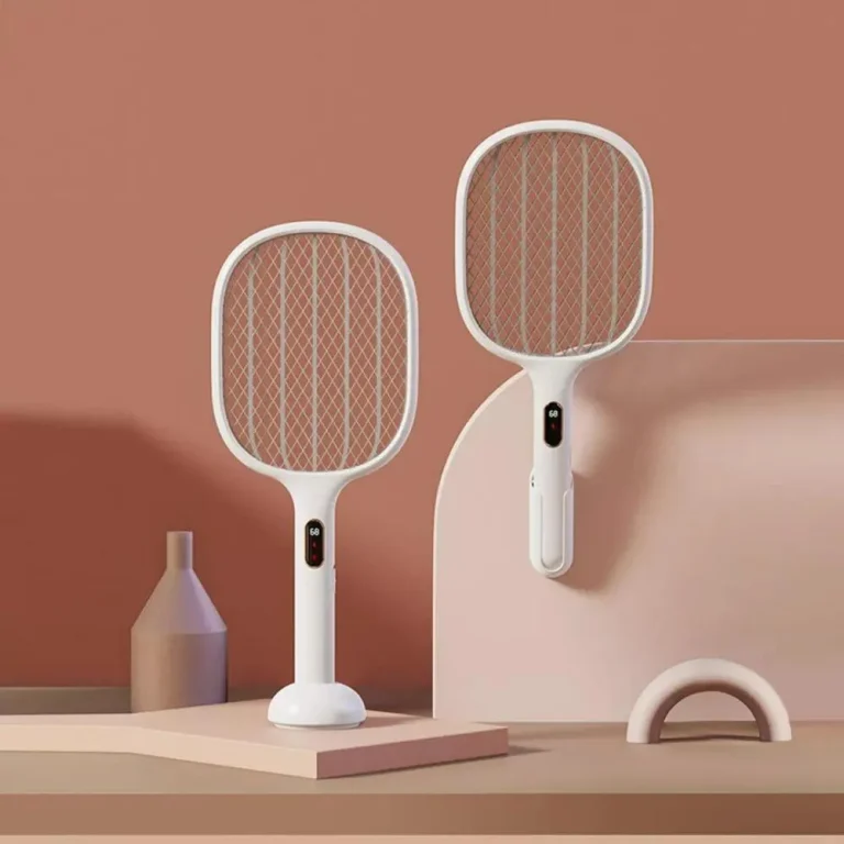 Xiaomi Qualitell S1 Digital Display Electric Mosquito Swatter Racket Rechargeable 3500V Chemical-Free Insect Killer