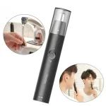 ShowSee C1 Electric Nose Hair Trimmer in Black – Precision Grooming Tool for Nose, Ears, and Eyebrows