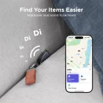 UGREEN FineTrack Smart Finder Bluetooth Tracker for iPhone – Loud Alarm, Waterproof, 2-Year Battery