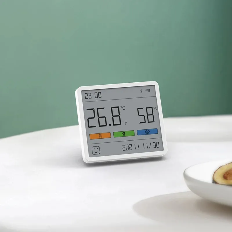 Xiaomi Atuman TH1 Clock Thermohygrometer Digital Temperature Humidity Sensor 3.67inch LCD Display Home Thermometer