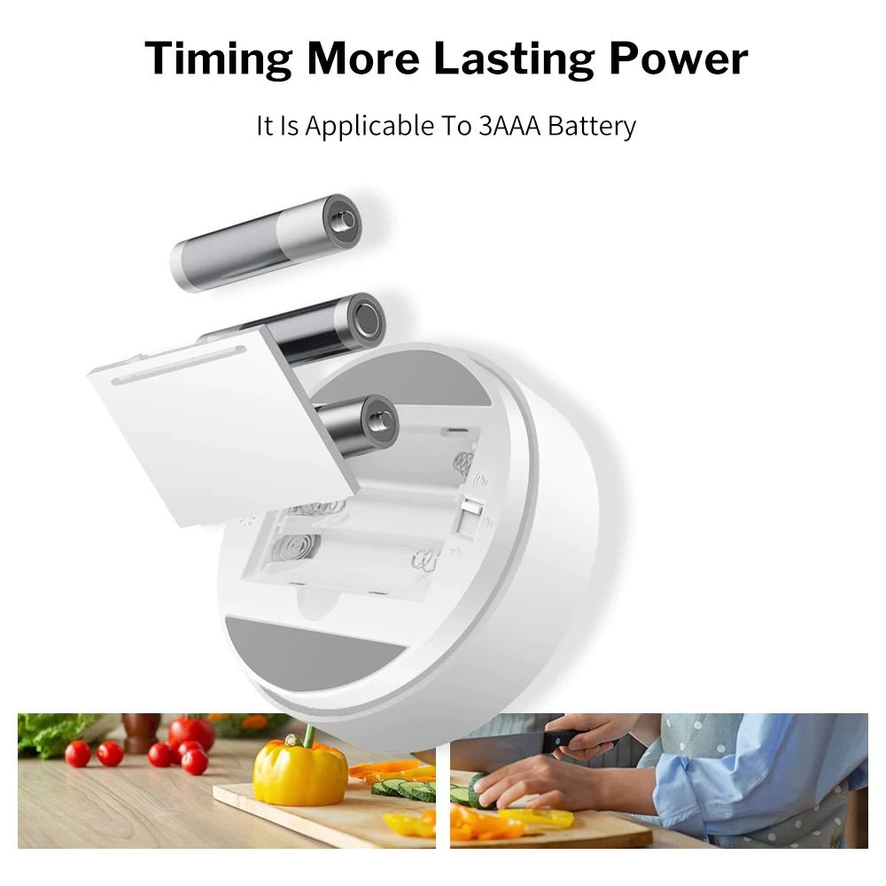Xiaomi MIIIW Comfort Whirling Timer with Rotating Dial, LED Display and Magnetic Back for Kitchen and Study Use