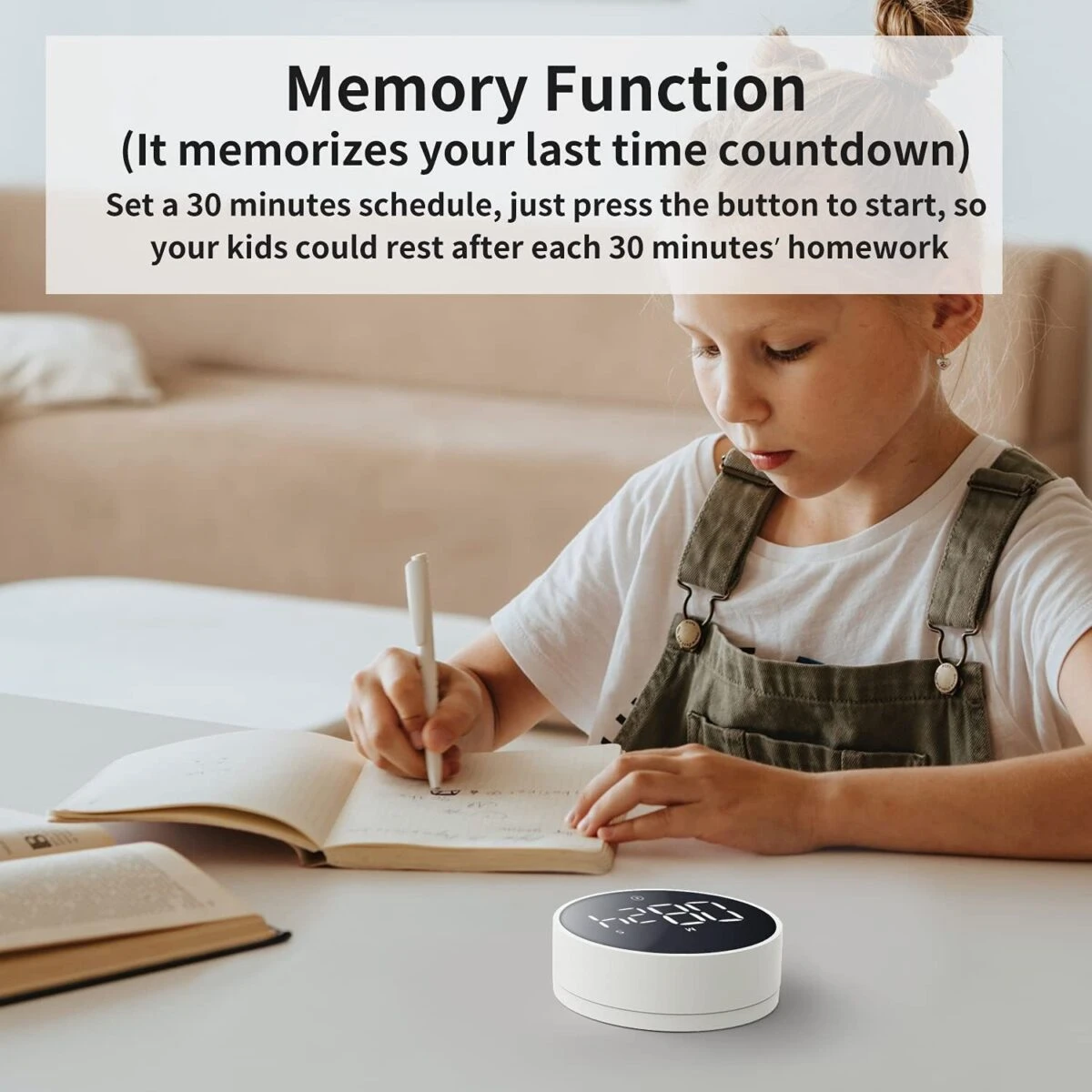 Xiaomi MIIIW Comfort Whirling Timer with Rotating Dial, LED Display and Magnetic Back for Kitchen and Study Use