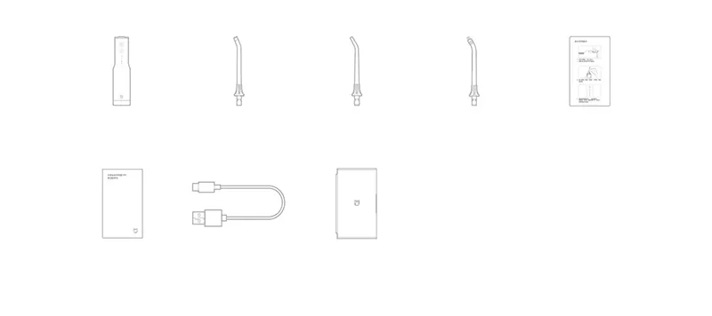 Xiaomi Mijia F300 Portable Oral Irrigator Dental Water Flosser with 240ML Tank and 115-Day Battery