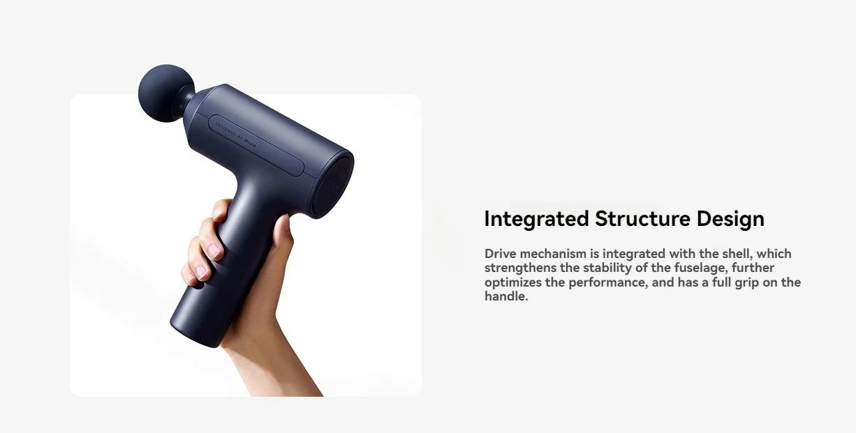 Xiaomi Mijia Fascia Gun 3 Muscle Massage Gun with Dual Mode, 25KG Thrust, and 3 Massage Heads