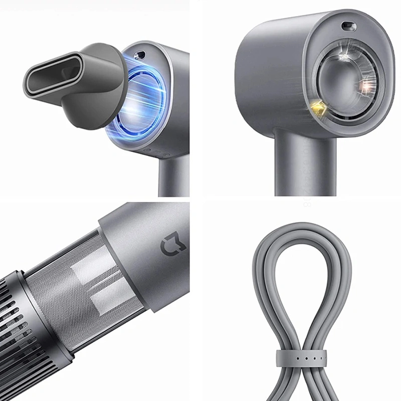 Xiaomi Mijia H701 Water Ion Hair Dryer – 1600W, 110,000 RPM, 65 m/s Wind Speed, Moisturizing Blow Dryer
