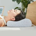 Xiaomi Mijia Memory Foam Neck Pillow – Ergonomic Neck Support for Back & Side Sleepers | Antibacterial & All-Season Comfort