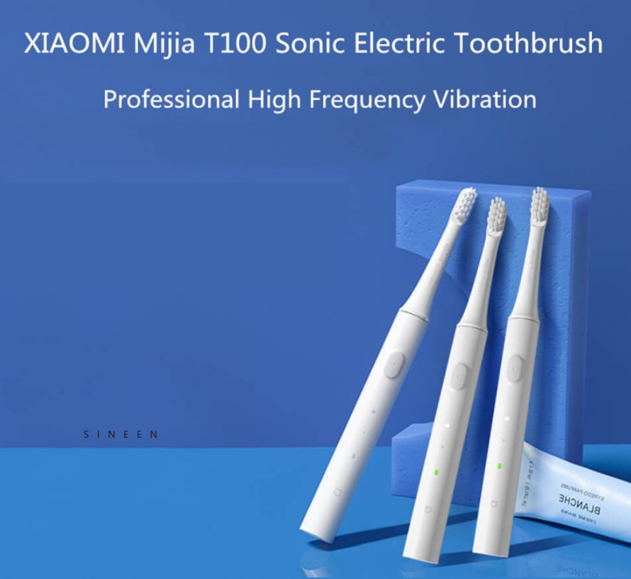Xiaomi Mijia T100 Smart Electric Toothbrush – IPX7 Waterproof Sonic USB Rechargeable Toothbrush