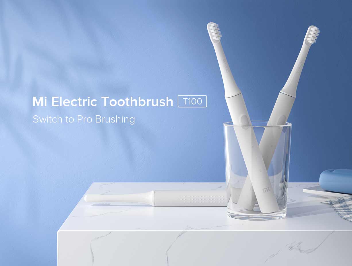 Xiaomi Mijia T100 Smart Electric Toothbrush – IPX7 Waterproof Sonic USB Rechargeable Toothbrush