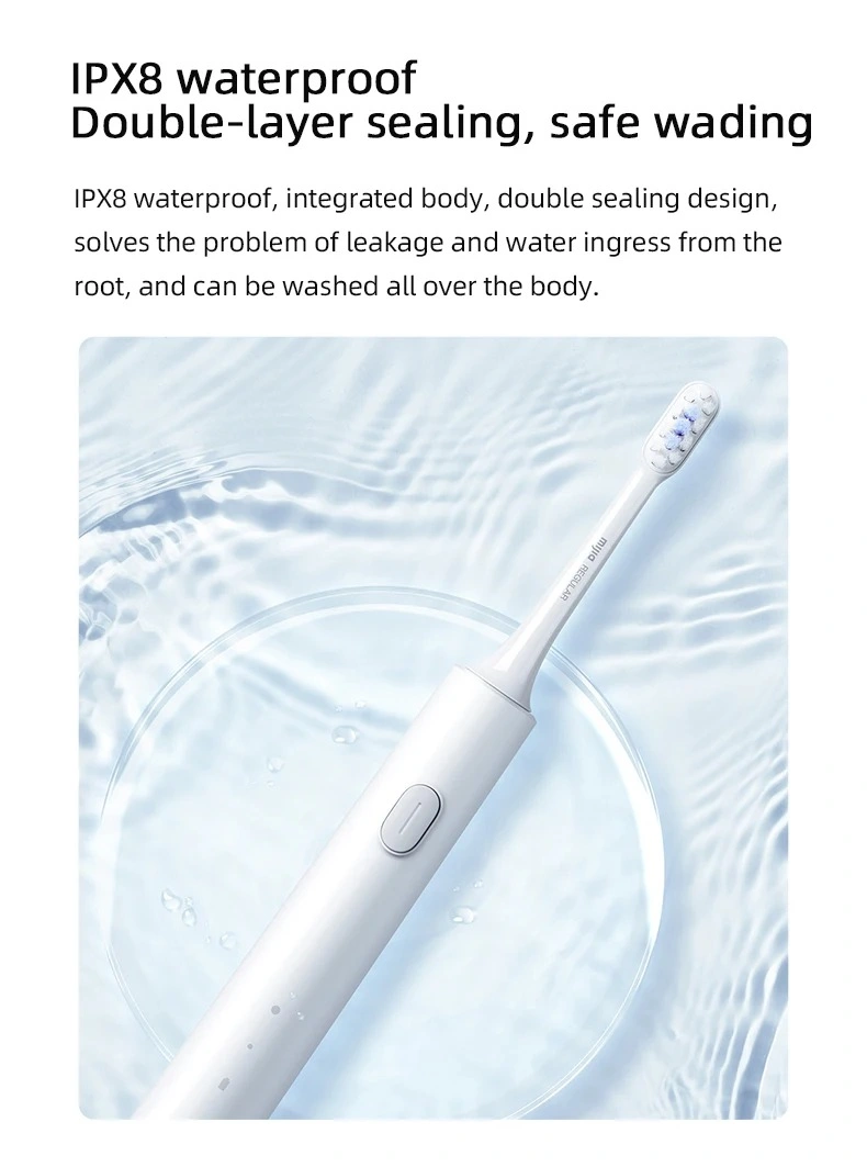Xiaomi Mijia T301 Sonic Electric Toothbrush – 360° Wireless Charging, 31000 VPM, IPX8 Waterproof
