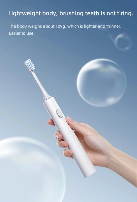 Xiaomi Mijia T301 Sonic Electric Toothbrush – 360° Wireless Charging, 31000 VPM, IPX8 Waterproof