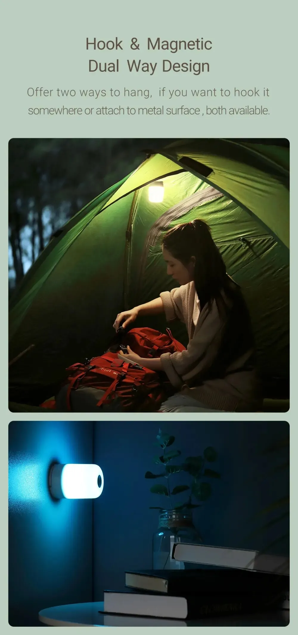 Xiaomi NexTool Multifunction Camping Light 600 Lumen USB Rechargeable Outdoor LanternXiaomi NexTool Multifunction Camping Light 600 Lumen USB Rechargeable Outdoor Lantern