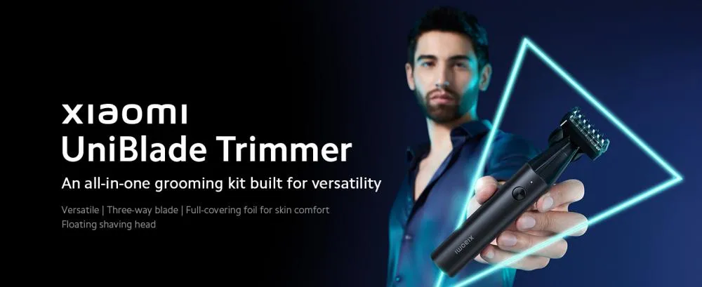 Xiaomi UniBlade Trimmer All-in-One Grooming Kit with Waterproof Design and 14 Settings