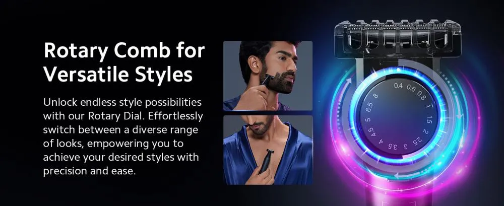 Xiaomi UniBlade Trimmer All-in-One Grooming Kit with Waterproof Design and 14 Settings