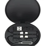 XO CX031 Family Box with 15W Magnetic Wireless Charger and Multi-Port Adapter Kit in Black