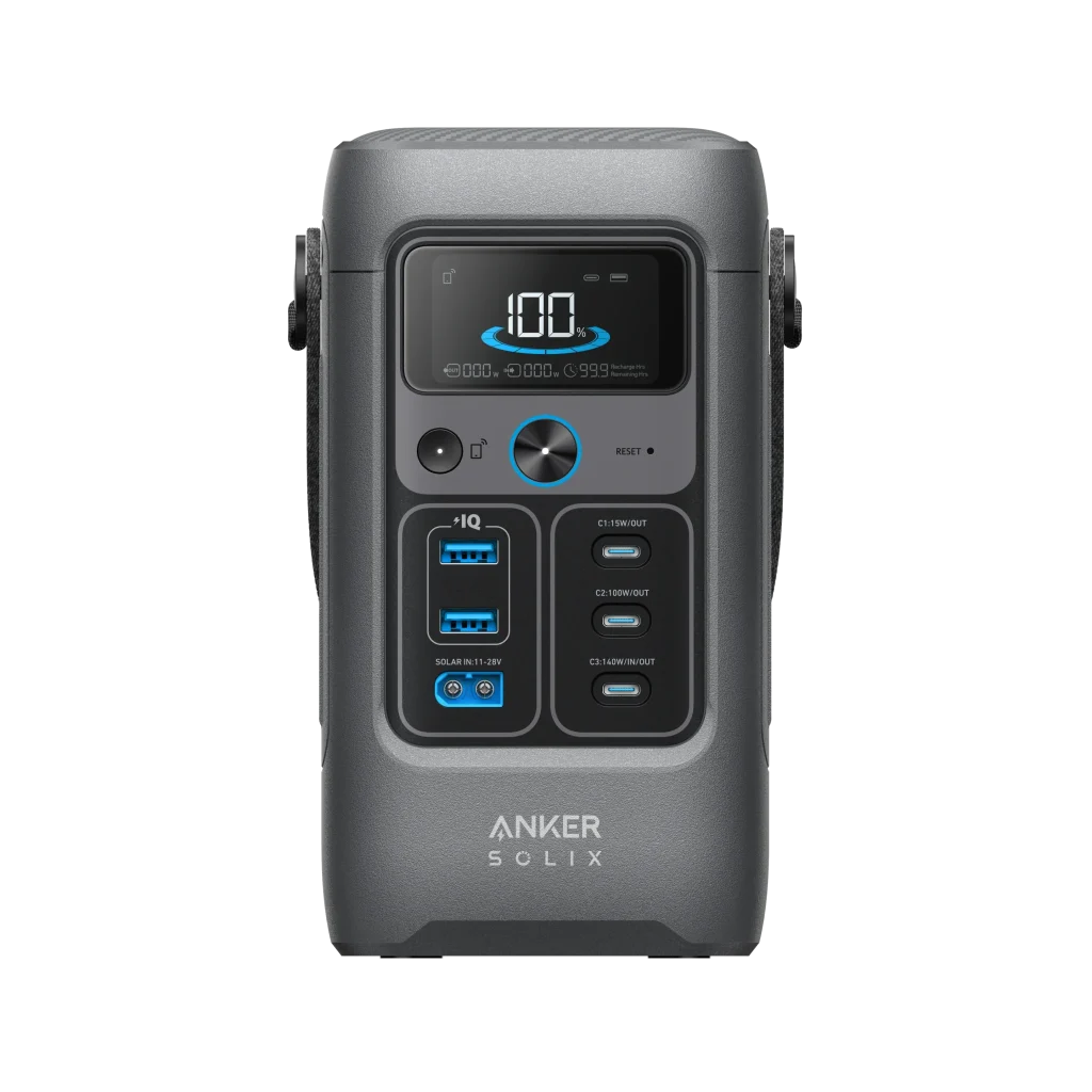 Anker SOLIX C200 Portable Power Station 192Wh 200W USB-C PD Fast Charging LiFePO4