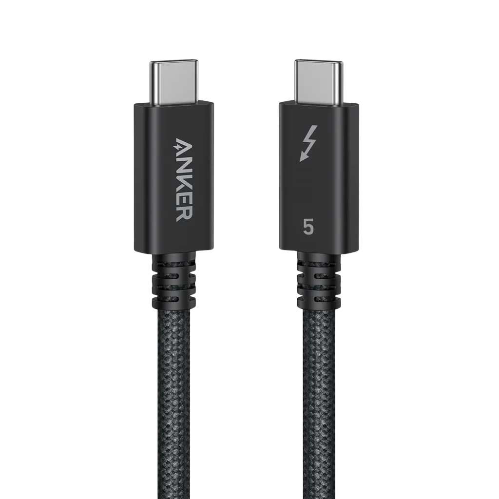 Anker Prime Thunderbolt 5 Cable 80Gbps 240W 3.3ft – Dual 8K, Fast Charging | E Club