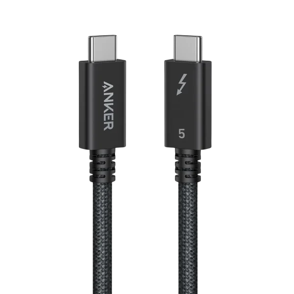 Anker Prime Thunderbolt 5 Cable 80Gbps 240W 3.3ft – Dual 8K, Fast Charging | E Club