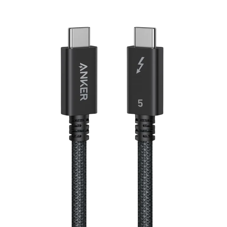Anker Prime Thunderbolt 5 Cable 80Gbps 240W 3.3ft – Dual 8K, Fast Charging | E Club