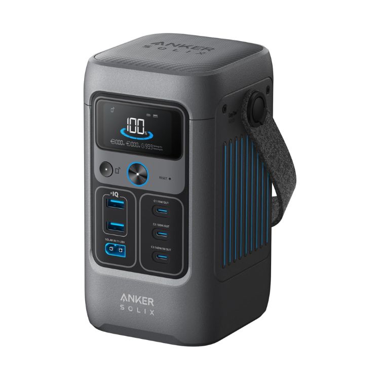 Anker SOLIX C200 Portable Power Station 192Wh 200W USB-C PD Fast Charging LiFePO4