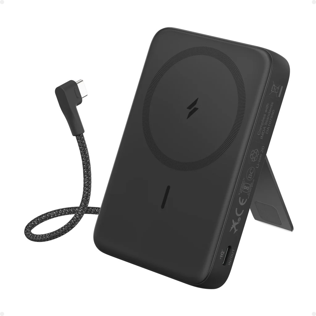 Anker Zolo 10000mAh 30W Power Bank with USB-C and Wireless Charging – A1685