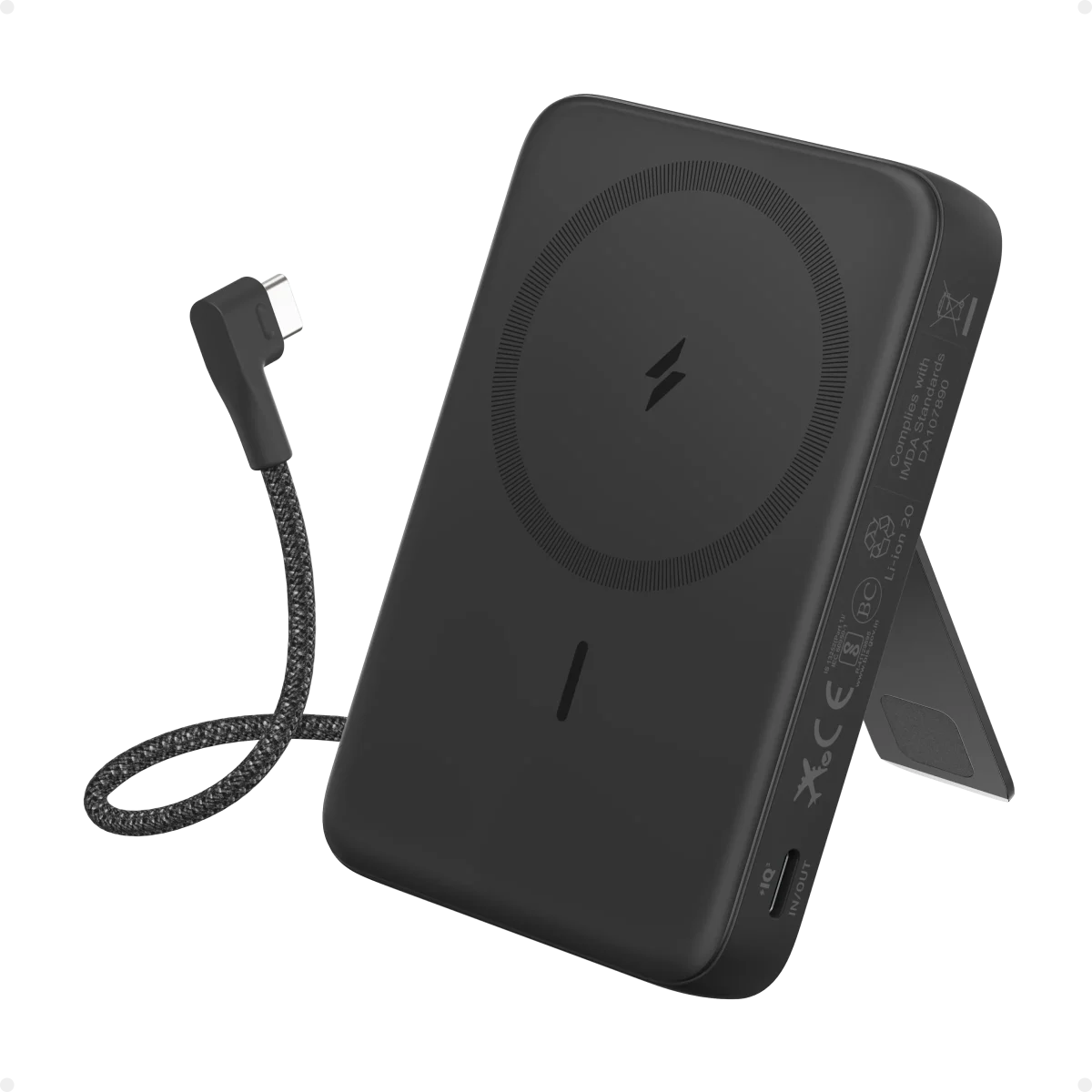 Anker Zolo 10000mAh 30W Power Bank with USB-C and Wireless Charging – A1685