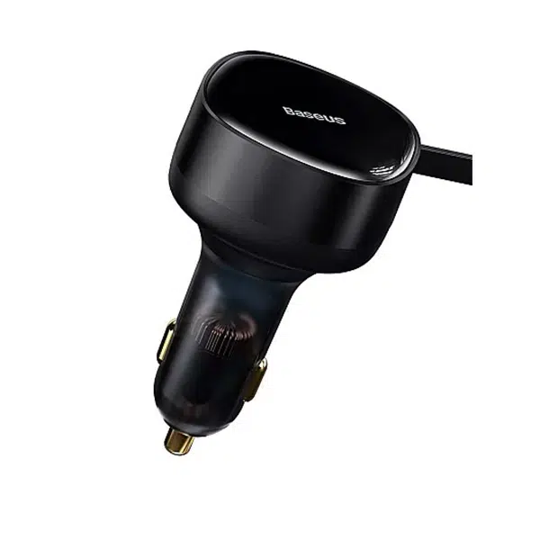 Baseus 33W Enjoyment Car Charger with Dual USB-C Outputs and Included Cable – Fast Charging for iPhone, Android, and Tablets