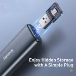 Baseus ACFYB-B0G Wireless Presenter Red Laser 100m USB Type-C & USB-A – Grey
