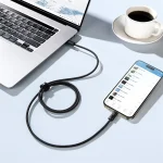 Baseus Dynamic 3 USB-C to USB-C Fast Charging Cable 100W PD 2M Black for iPhone 15 MacBook Android
