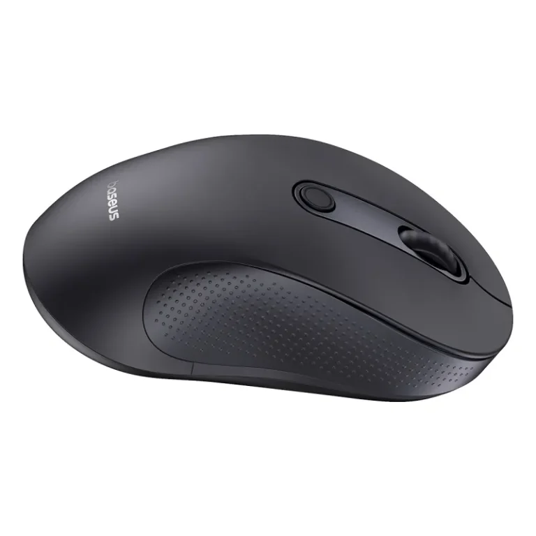 Baseus-F02-Ergonomic-Wireless-Mouse-Moon-Black-4000DPI-Bluetooth-2.4GHz