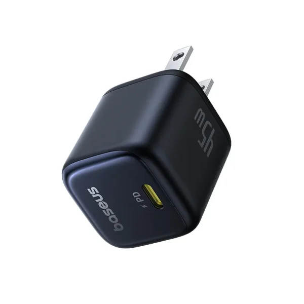 Baseus-GaN6-Pro-45W-Fast-Charger-USB-C-PD-Adapter-iPhone-15-16-MacBook-Black