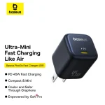 Baseus-GaN6-Pro-45W-Fast-Charger-USB-C-PD-Adapter-iPhone-15-16-MacBook-Black