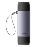 Baseus Dual USB-A & Type-C Card Reader for SD and TF Cards – Grey