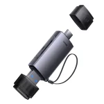 Baseus Dual USB-A & Type-C Card Reader for SD and TF Cards – Grey