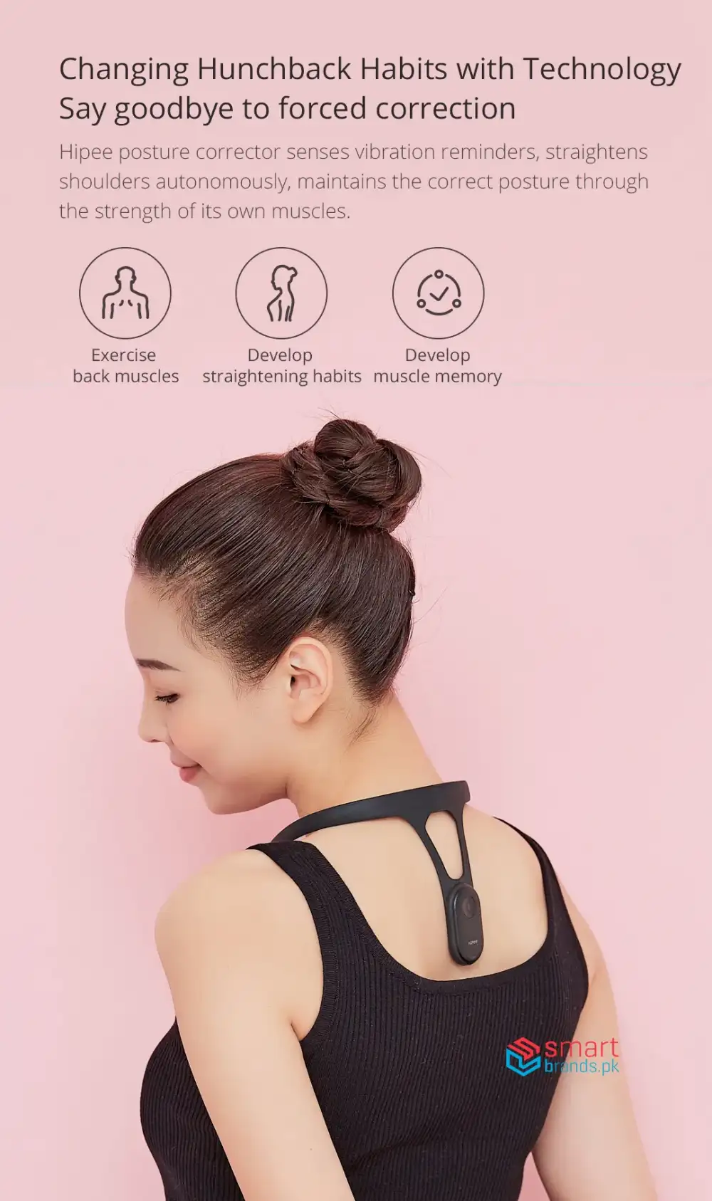 Xiaomi Youpin Hipee Smart Posture Corrector P1 with Real-Time App Monitoring and Vibration Alerts